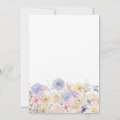 18thバースデーパーティー春水彩フローラ 招待状 (裏面)