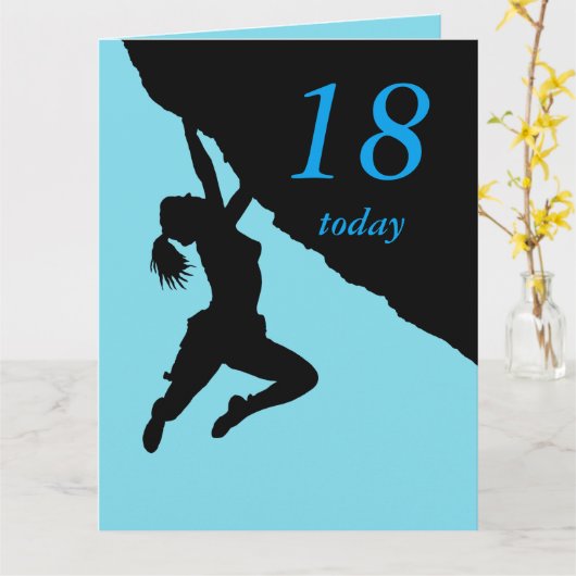 18th誕生日カード カード (黄色い花)