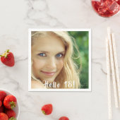 18th誕生日パーティーの写真 スタンダードカクテルナプキン (インサイチュ)