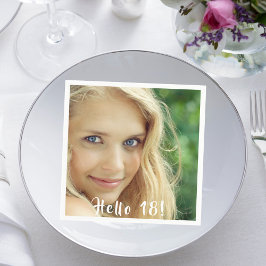 18th誕生日パーティーの写真 スタンダードカクテルナプキン