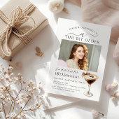 18th誕生日パーティー写真エスプレッソ・マルティーニ 招待状