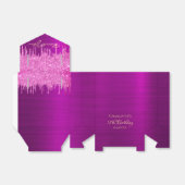 18th誕生日パープルキラキラキラキラありがとう フェイバーボックス (折り畳みなし)