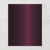 18th誕生日ブルゴーニュバラ金ゴールド招待 (裏面)