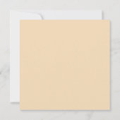 18th Birthday Invitation in Elegant Autumn Colors 招待状 (裏面)