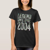 18th Birthday March Born  18 Years Legend Since 20 Tシャツ (正面)