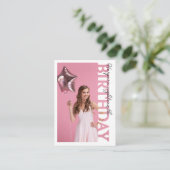 18th Birthday Photo college Party  エンクロージャーカード (スタンド正面)