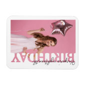 18th Birthday Photo college Party  マグネット (横)