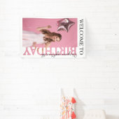 18th Birthday Photo college Party  横断幕 (インサイチュ)