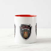  18th Field Artillery Brigade Airborne ツートーンマグカップ (中央)