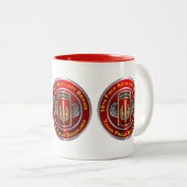  18th Field Artillery Brigade Airborne ツートーンマグカップ (正面右)