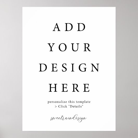 18x24インチ縦型/ポートレートのポスター記号 ポスター (正面)