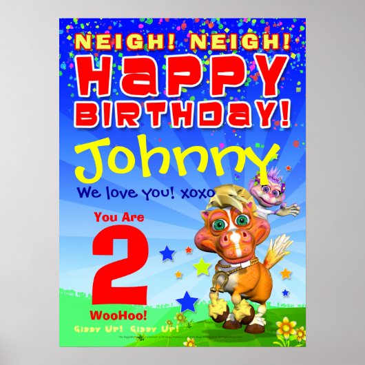 18x24インチGiggleBelliesバッキー誕生日ポスター ポスター (正面)