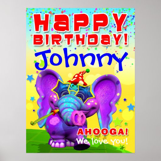 18x24インチGiggleBellies Peanut誕生日スターポスター ポスター (正面)