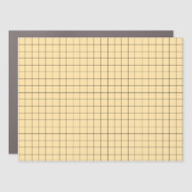 18x24ベージュ磁気グリッドマップ