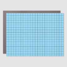 18x24青い磁気グリッドマップ