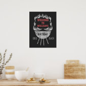 18x24 BBQバースデーパーティー歓迎サイン&ポスター ポスター (キッチン)