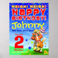 18x24インチGiggleBelliesバッキー誕生日ポスター ポスター | Zazzle.co.jp