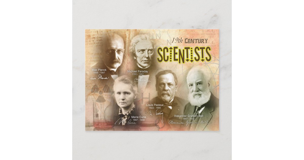 19世紀の有名な科学者 ポストカード Zazzle Co Jp 19世紀の有名な科学者 ポストカード Zazzle Co Jp