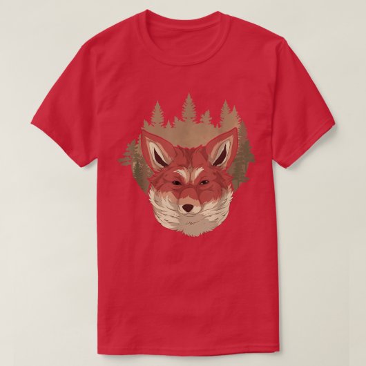 19の恋人の自然森林動物の野生動物の木 Tシャツ (デザイン正面)