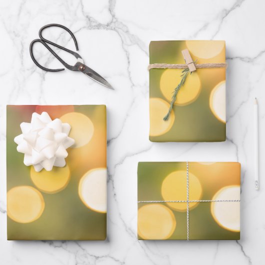 19インチx 29インチクリスマスラッピング紙シート、マット ラッピングペーパーシート (正面)