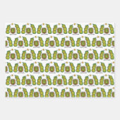 19インチx 29インチ豆を地球に巻き付ける紙シート、マット ラッピングペーパーシート (正面)