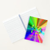 19カラフル歳の虹の花 ノートブック (内部)