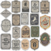 19ハロウィーンステッカーラベルのバラエティーバンドル シール (正面)