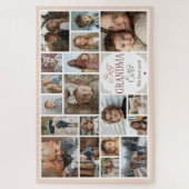 19フォトコラージュ最高のおばあちゃん今まで ジグソーパズル (縦)