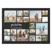 19モダンパーソナライズされた枚コラージュ テーブルクロス (正面(横))