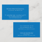 19モダンプロフェッショナル名刺スカイブルー色 名刺 (正面/裏面)