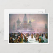 #19ロシアのセルビア人社会の廃止ミュシャ ポストカード (正面/裏面)