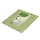 19世紀で日本のな鳥 タイル (側面)