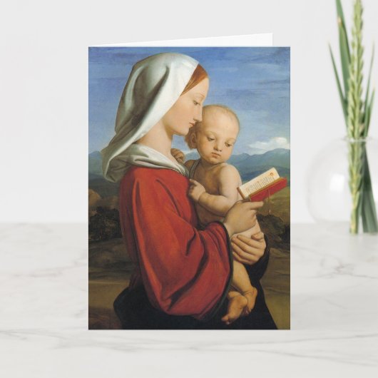 19世紀なスコットランドのヴァージンおよび子供 シーズンカード (正面)