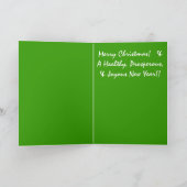 19世紀な博物学者の刺激を受けたなクリスマス シーズンカード (内部)