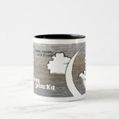 19世紀な日本人のデザインか翻訳の季節 ツートーンマグカップ (中央)