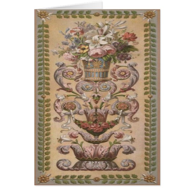 19世紀な装飾用カード (正面)