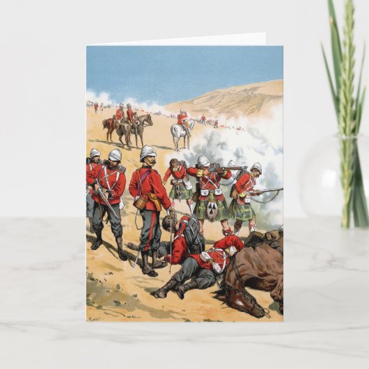19世紀のイギリスの兵士 カード (正面)