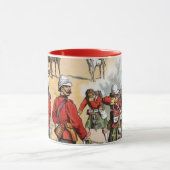 19世紀のイギリスの兵士 マグカップ (中央)