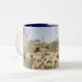 19世紀のエジンバラ ツートーンマグカップ (正面左)