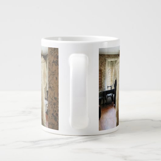 19世紀のドレ結婚ス ジャンボコーヒーマグカップ (裏面)