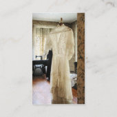 19世紀のド結婚レス 名刺 (裏面)