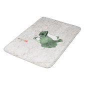 19世紀のビッグ日本のカエル小蛙 バスマット (アングル)