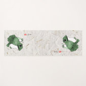 19世紀のビッグ日本のカエル小蛙 ヨガマット (正面(横))