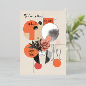 19世紀のホイモダンル結婚・招待状 箔招待状 (立ち正面)