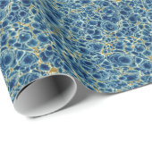 19世紀のマーブル紙のモチーフ ラッピングペーパー (ロールコーナー)