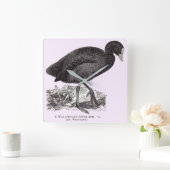 19世紀のワッセルプリント スクエア壁時計 (ホーム)