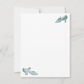 19世紀のヴィンテージ靴 ノートカード (裏面)