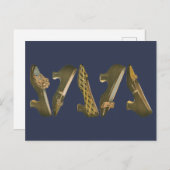 19世紀のヴィンテージ靴 ポストカード (正面/裏面)