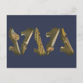 19世紀のヴィンテージ靴 ポストカード (正面)