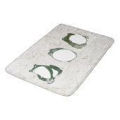 19世紀の不機嫌日本のなカエルのトリオ バスマット (アングル)